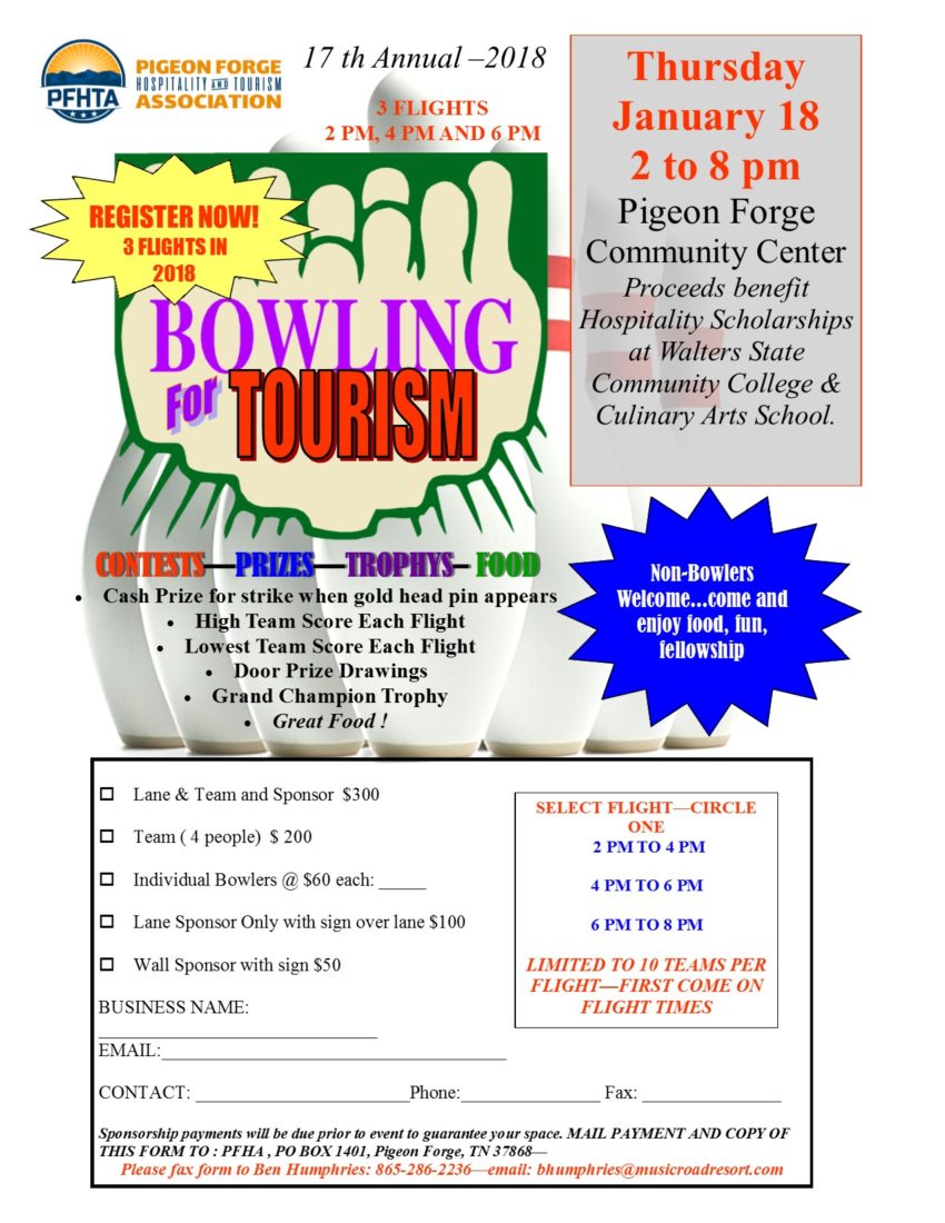 Bowling for Tourism 2018